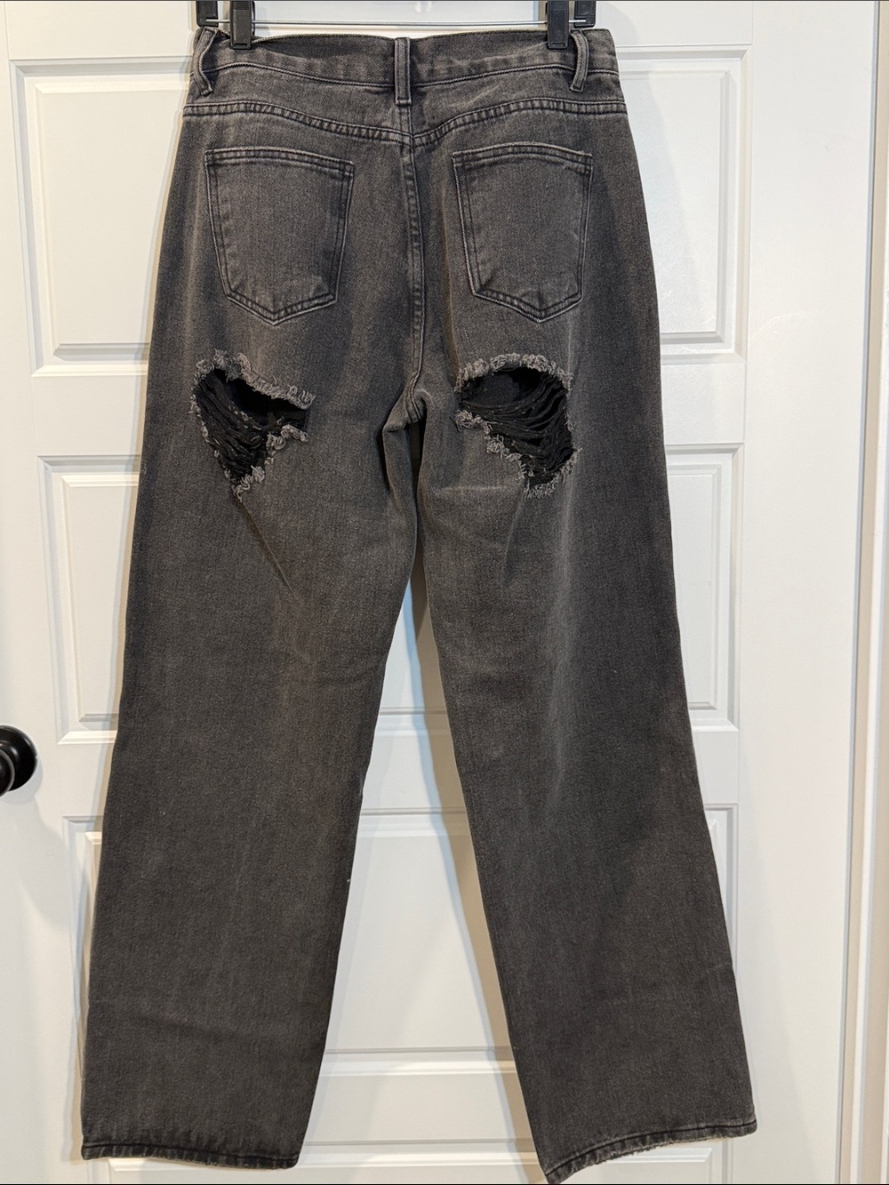White Fox Boutique Taking A Trip Denim Jeans Black acid Wash medium